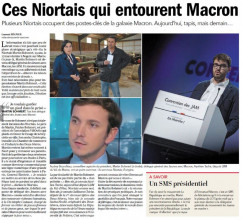 Article CO - Ces Niortais qui entourent Macron